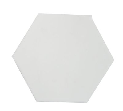 Wandtegel Rustic Hexagon Blanco Mate 15x15