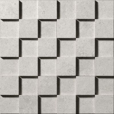 Mozaïek tegels Square Cube 3D White IN Mozaïek 30x30